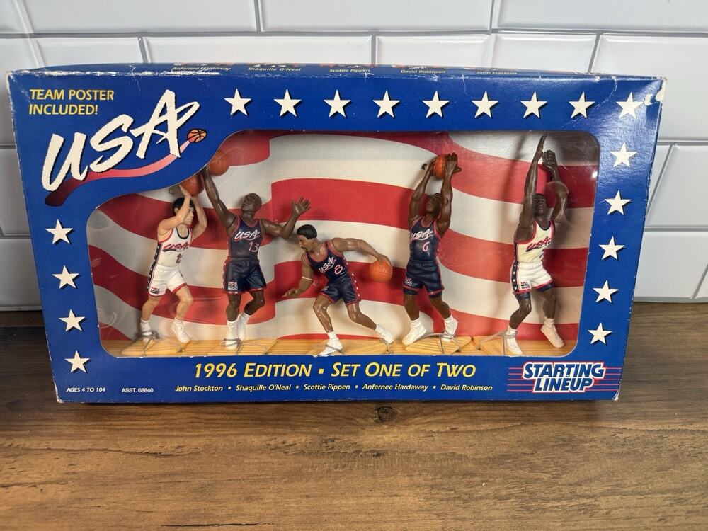 1996 Kenner Starting LineupBasketball Dream Team Set One of Two